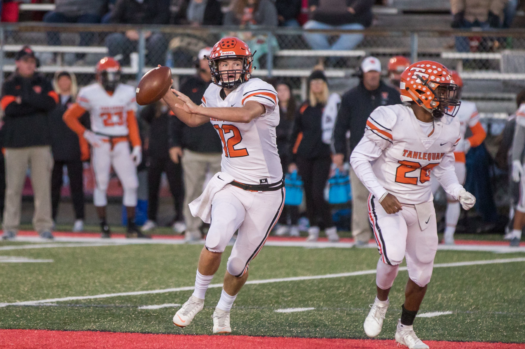 No. 2 Class 5A: Tahlequah Tigers (9-0)
